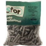 Bucha Fixacao Sforplast Nylon 10 Saco 250 Pecas 17