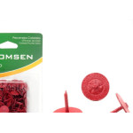 Percevejo Thomsen Vermelho Cartela Com 50 Pecas Pc-021