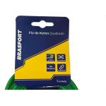 Fio De Nylon Brasfort Quadrado 2,4Mm/ 10M 9004