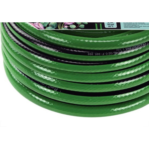 Mangueira Agua Tramontina Trancada Verde/Preta 1/2'' 15M 79167/150