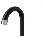Torneira Abs Bica Movel Parede Hydraplus 1/4V Preta 1168.Pthpl