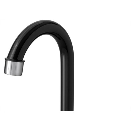 Torneira Abs Bica Movel Parede Hydraplus 1/4V Preta 1168.Pthpl