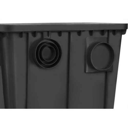 Caixa Gordura Roma 330Mm Com Tampa Preta 52 Litros 6090 8
