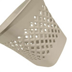 Cesto Papeleiro Plastico Shangri-La Quadrado Marmorizado 24X24Cm 