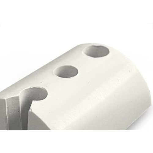 Calco Para Telha Lux Onda Baixa 3 Furos Branco Com 25 Pecas 8263