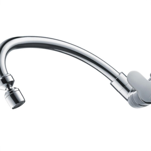 Torneira Abs Bica Movel Parede Herc Tivoli Alavanca Com Arejador Articulavel Cromada Pastilha Ceramica 525