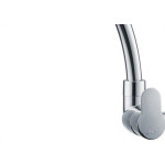 Torneira Abs Bica Movel Parede Herc Tivoli Alavanca Com Arejador Articulavel Cromada Pastilha Ceramica 525