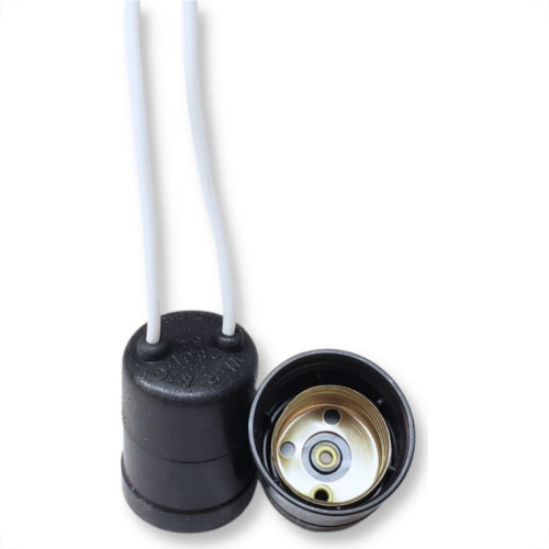 Soquete Com Rabicho Wr Preto 5038 - Kit C/20 