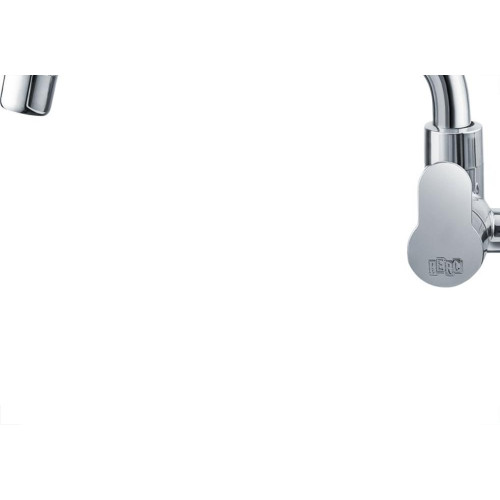 Torneira Abs Bica Movel Parede Herc Tivoli Alavanca Horizontal Cromada 526