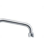 Torneira Abs Bica Movel Parede Herc Tivoli Alavanca Horizontal Cromada 526