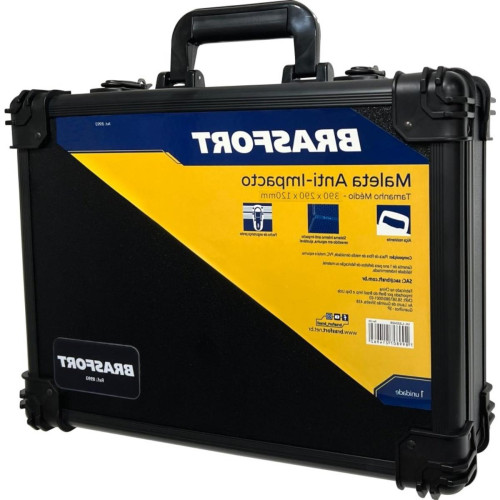 Maleta Ant-Impacto Brasfort Media 390X290X120Mm 8993