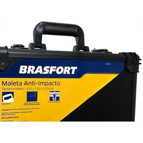 Maleta Ant-Impacto Brasfort Media 390X290X120Mm 8993