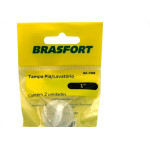Cartela Tampa Pia/Lavatorio Brasfort Plastico 1'' Com 2 Pecas 7988