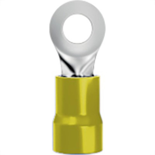Pre-Isolado Sforplast Anel 4,0/6,0 Amarelo M6  100pcs 4766
