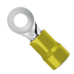 Pre-Isolado Sforplast Anel 4,0/6,0 Amarelo M6  100pcs 4766