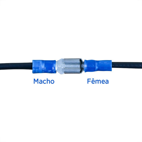 Pre-Isolado Sforplast Femea 1,5/2,5 Azul  100pcs 4770