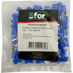 Pre-Isolado Sforplast Forquilha 1,5/2,5 Azul M6  100pcs 4778