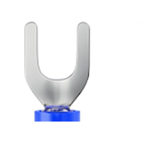 Pre-Isolado Sforplast Forquilha 1,5/2,5 Azul M6  100pcs 4778