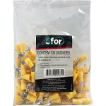 Pre-Isolado Sforplast Forquilha 4/6 Amarelo M6  100pcs 4777
