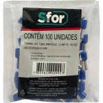 Pre-Isolado Sforplast Ilhos 2,50 C8 Azul  100pcs 4788