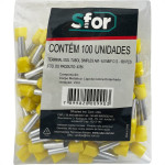 Pre-Isolado Sforplast Ilhos 6,00 C12 Amarelo  100pcs 4786