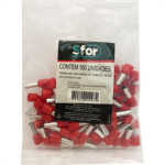 Pre-Isolado Sforplast Ilhos 10,00 C12 Vermelho  100pcs 4793