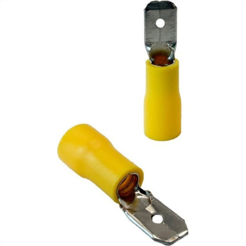 Pre-Isolado Sforplast Macho Amarelo 4,0/6,0  100pcs 4794
