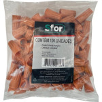 Conector Torcao Sforplast 1,5-6,0Mm Laranja  100pcs 4056
