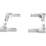 Acessorio Canto Para Perfil Tela Mosquiteira Decal 009 Branco Kit Com 4 Pecas Kit-009-Bco