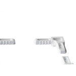 Acessorio Canto Para Perfil Tela Mosquiteira Decal 009 Branco Kit Com 4 Pecas Kit-009-Bco