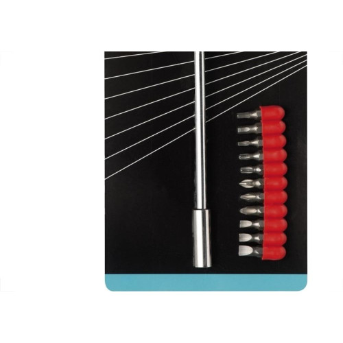 Chave Fenda/Phillips/Torx/Allen Excellent Cabo ''T'' Com 11 Pontas 6Xm