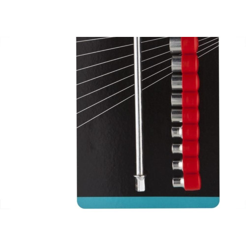 Chave Fenda Excellent Cabo ''T'' Com 9 Soquetes 04-12Mm 7Gi