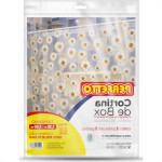 Cortina Para Box Perfetto Estampada Transparente 1,38 X 2,00M 0377