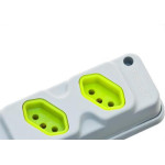 Kit C/5 - Tomada Barra Fiolux   Dupla 20A 2 Polos+Terra C...