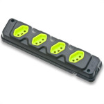 Kit C/2 - Tomada Barra Fiolux   Quadrupla 20A 2 Polos+Ter...