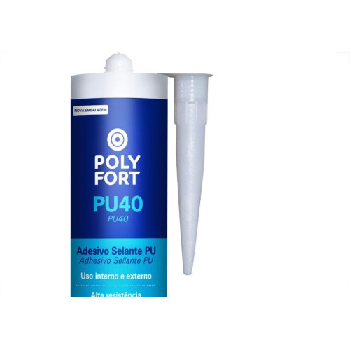 Cola Selante Pu40 Polyfort Branca 378G Pulvitec Pu013