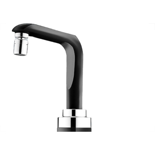 Torneira Eletrica Lorenzetti Essence Parede 220V 5500W Preta/Cromada 