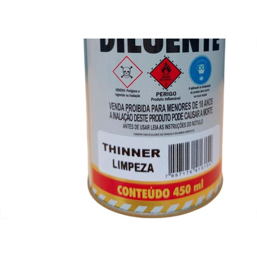 Thinner Pitbull 450Ml Thpt45012 - Kit C/12 