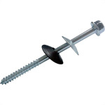 Parafuso Telha Jomarca 110Mm Completo ''Pvc+Chapa'' 5/16 % 33788/28750 - 1 Cento