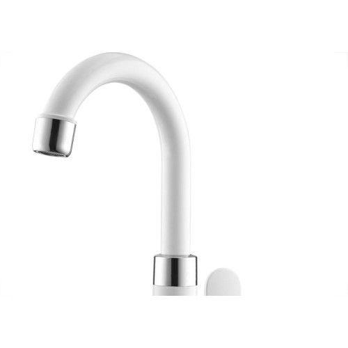 Torneira Abs Lavatorio Herc Tivoli Alavanca Branca/Cromada Pastilha Ceramica 533