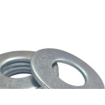 Arruela Lisa Zincada Lgsteel   1''1/4'' 1Kg +-21Pecas 