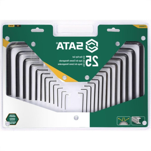 Chave Allen Sata 3/8A3/64 0,7A10,0 25 Pecas St09120Sj