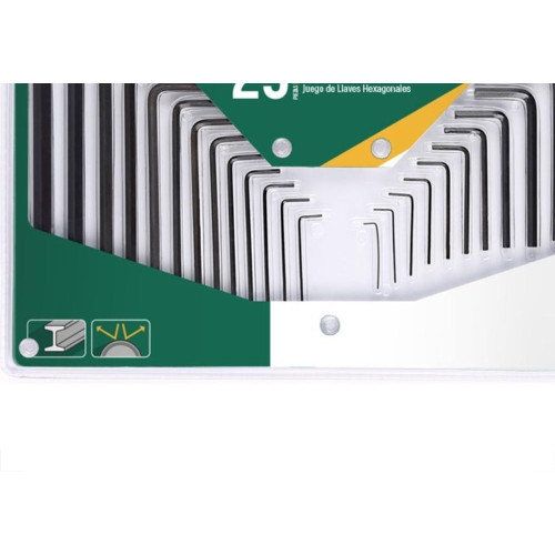 Chave Allen Sata 3/8A3/64 0,7A10,0 25 Pecas St09120Sj