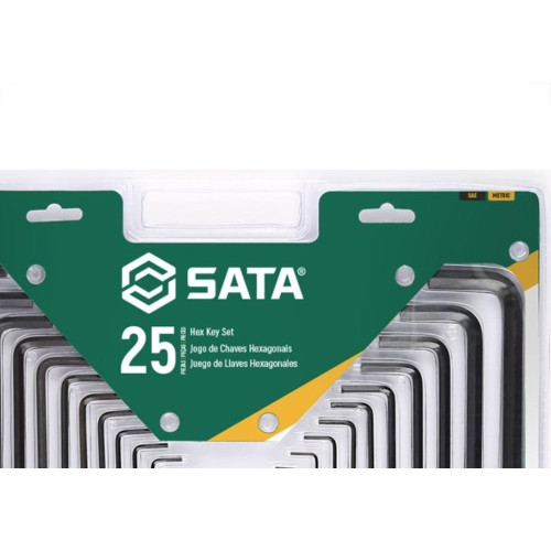 Chave Allen Sata 3/8A3/64 0,7A10,0 25 Pecas St09120Sj