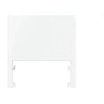 Placa Para Condulete Margirius Sleek 3/4 Branca (1Modulo Horizontal) Com Suporte 21843