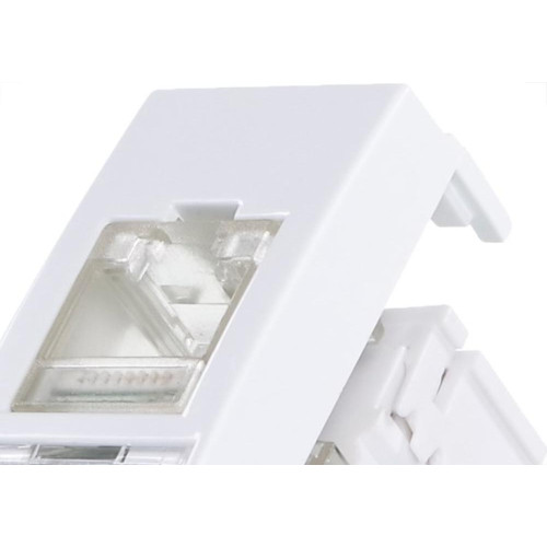 Modulo Margirius Sleek 1 Tomada Rede Rj45 Branco 16045