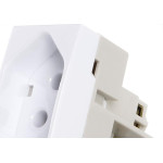 Modulo Tomada Margirius Sleek 2Polo+Terra 10A Branco 16049