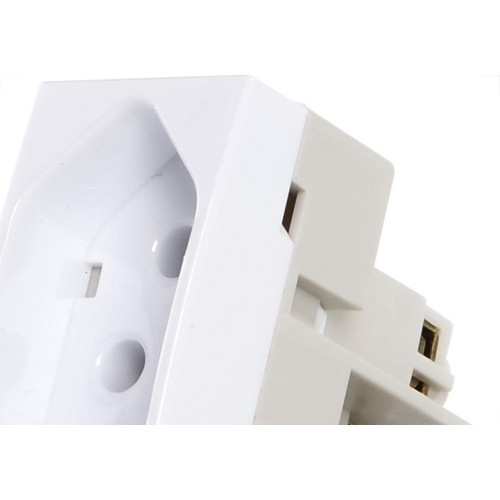 Modulo Tomada Margirius Sleek 2Polo+Terra 10A Branco 16049