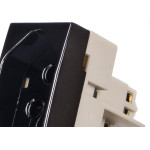 Modulo Tomada Margirius Sleek 2Polo+Terra 10A Preto 16818