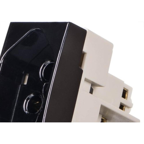 Modulo Tomada Margirius Sleek 2Polo+Terra 20A Preto 16820